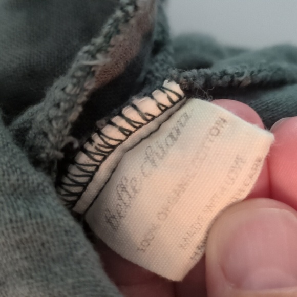 Belle Chiara Organic Cotton Gauzy Modest Midi Gray Long Sleeve Dress Size 16 - Picture 6 of 8